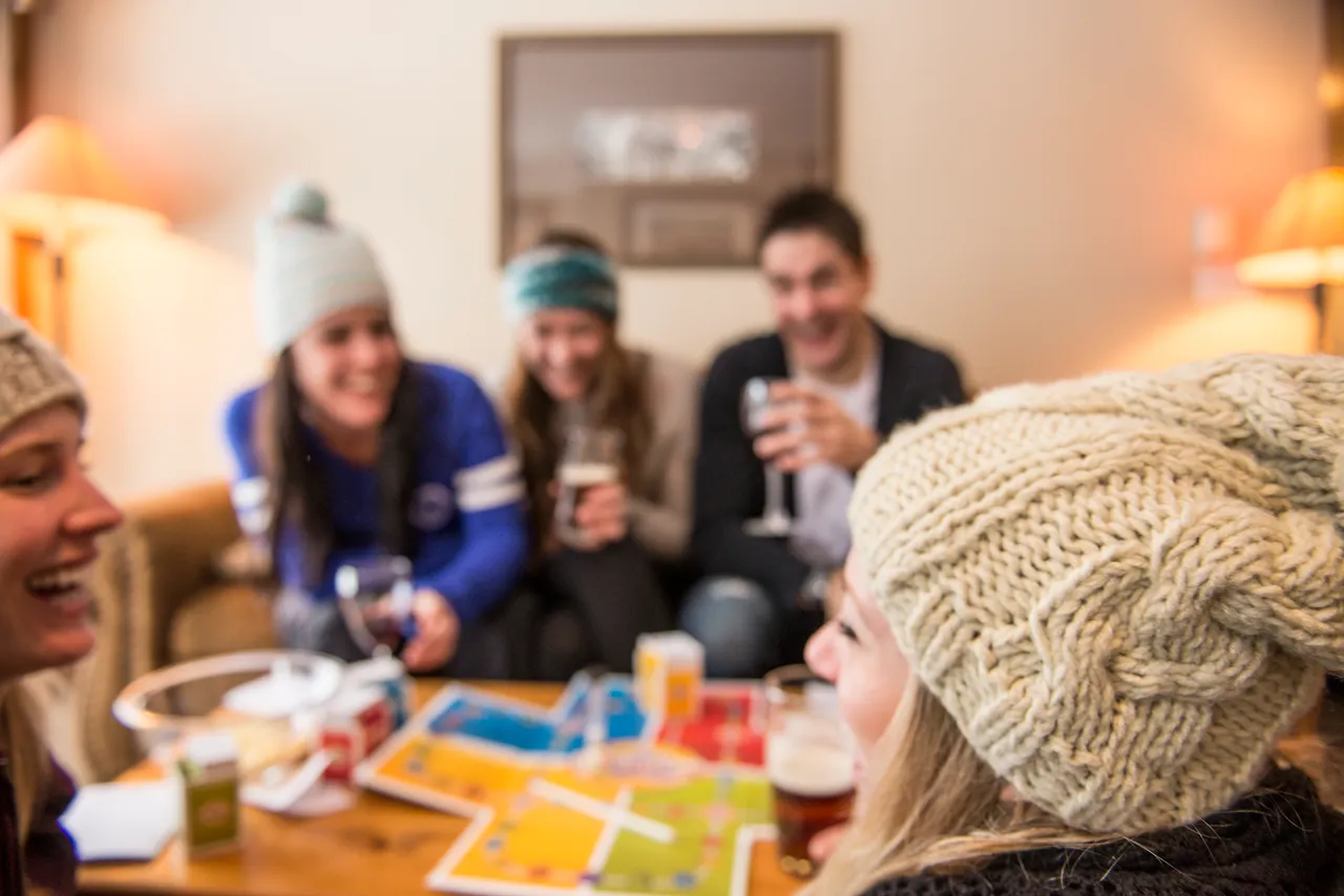 Games night in lodging