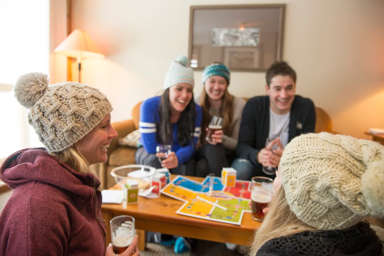 Games night in lodging