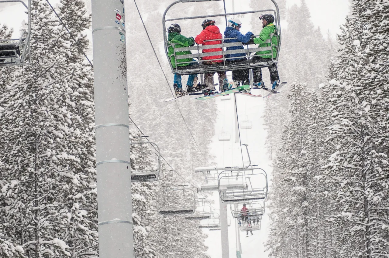 Powder Bound on the Summit Chair