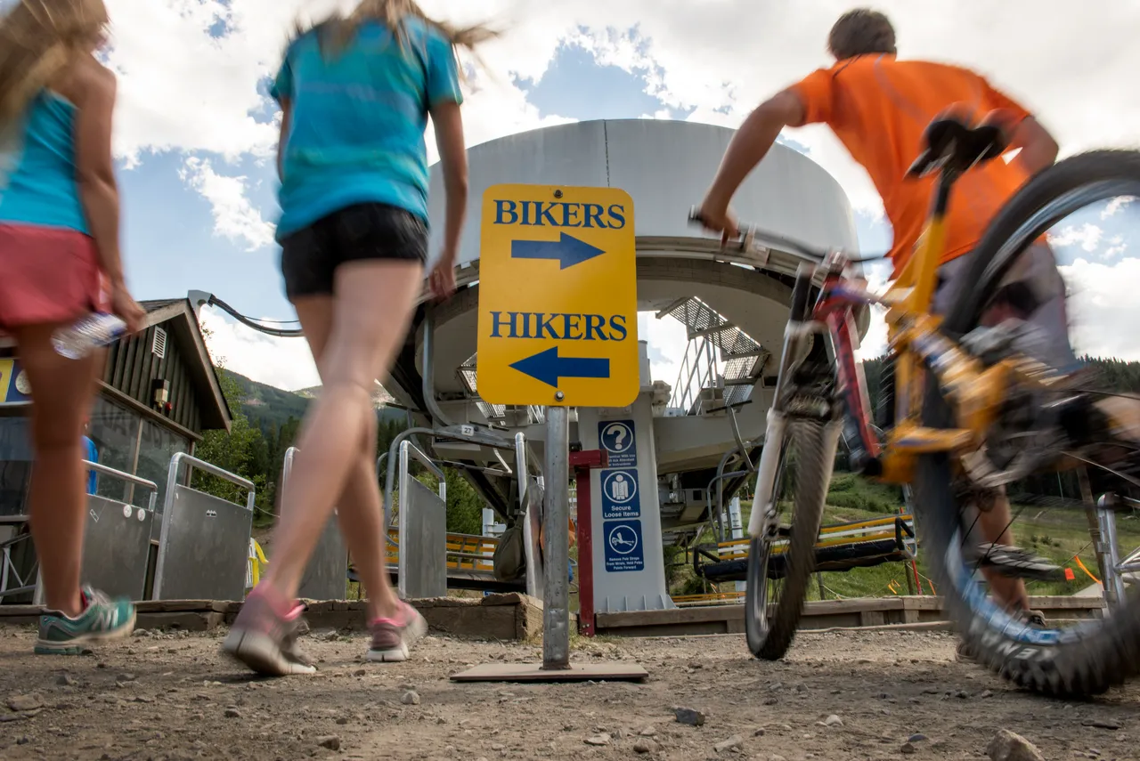Lift-Accessed Hiking and Biking
