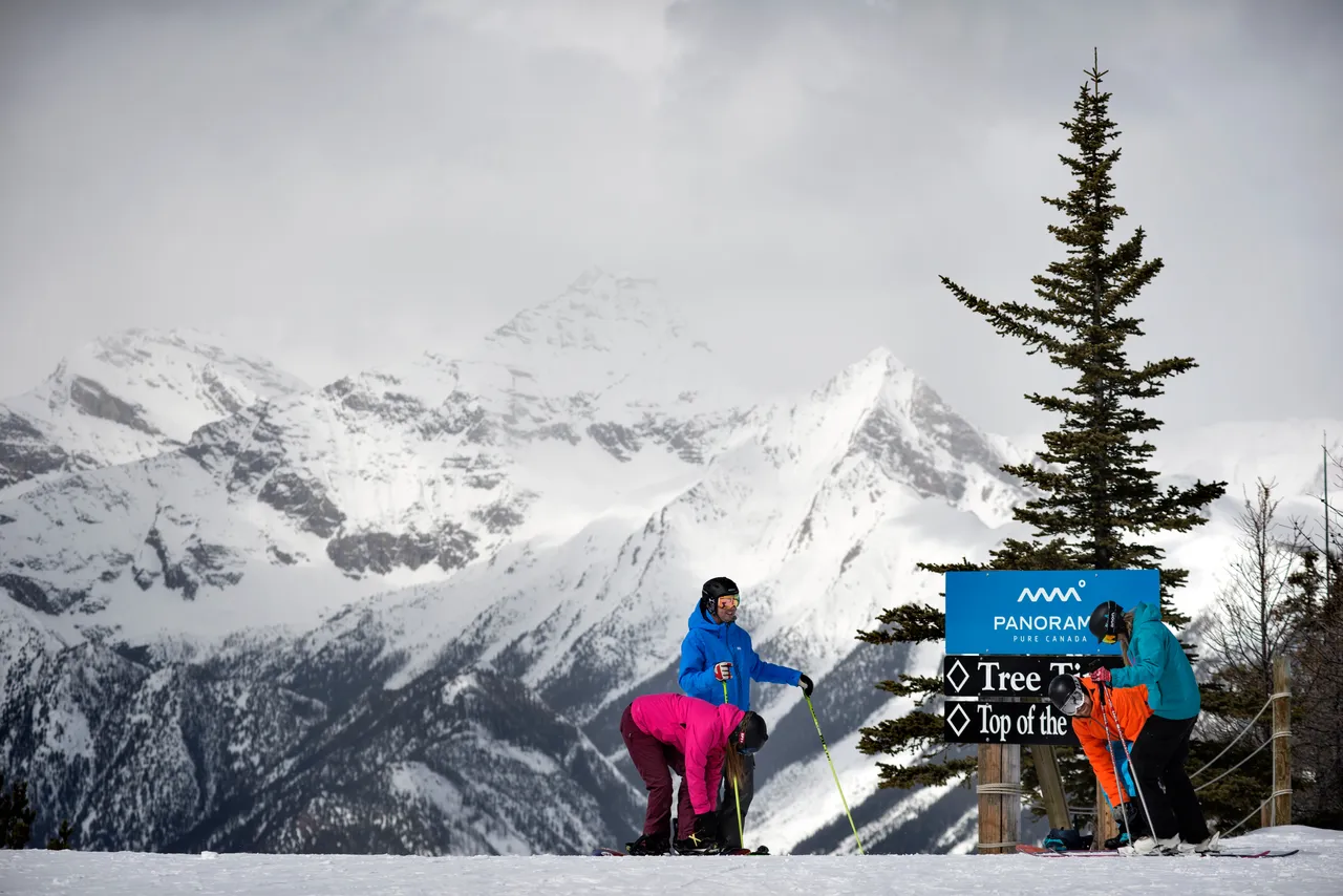 Top of the world and ready for a long lap from the summit.