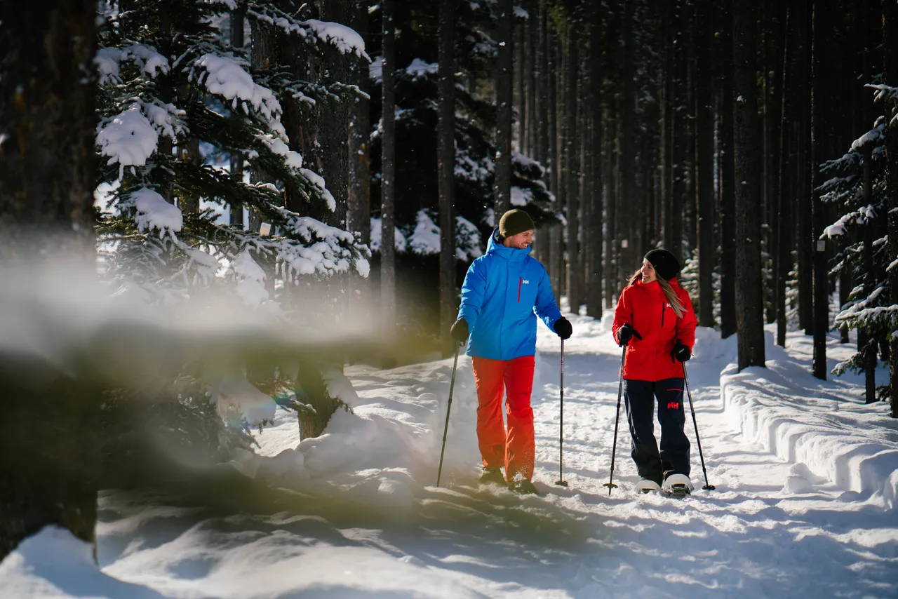 Snowshoeing